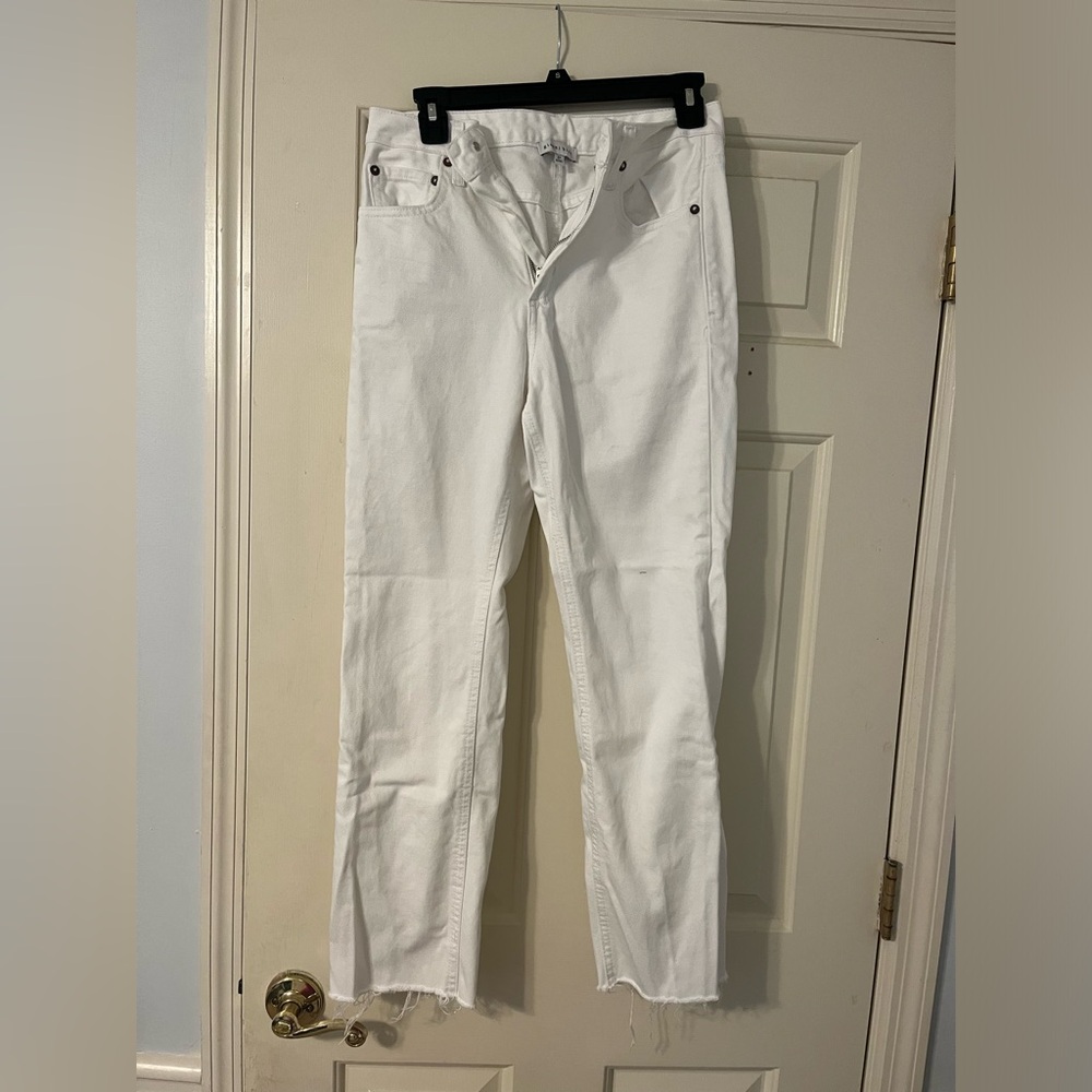 Gianni Bini white denim jeans, size 27